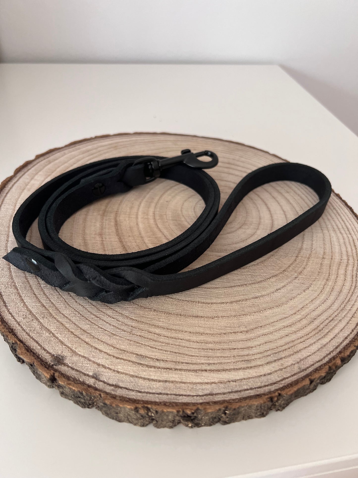 Fettleder Führleine