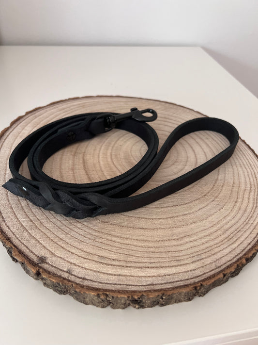 Fettleder Führleine